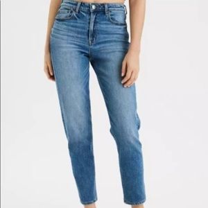 AE STRETCH MOM JEAN Monaco Blue!